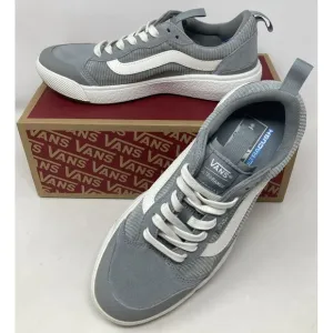 VANS UltraRange EXO SE Gray White Cord Corduroy Men's Size 6.5 Womens 8‎ New
