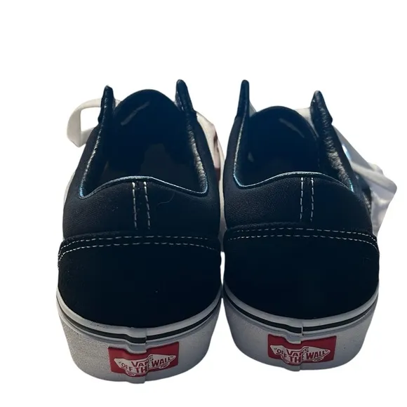 Vans Women’s Size 8 Old Skool Classic Skate Sneakers Black White Iconic Grunge
