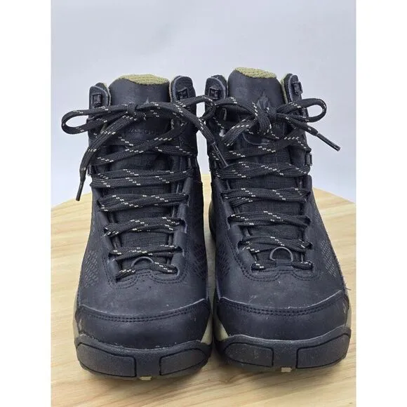 Vasque Womens TALUS WT NTX Waterproof Black Leather Hiking Boots Sz 6.5M