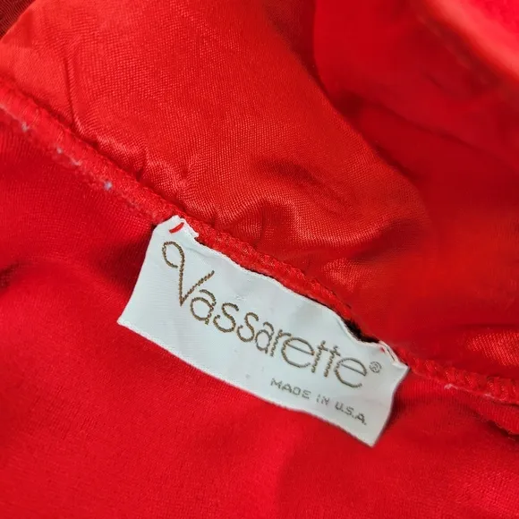 VASSARETTE Vintage Nightgown Robe Dress Sz S/M