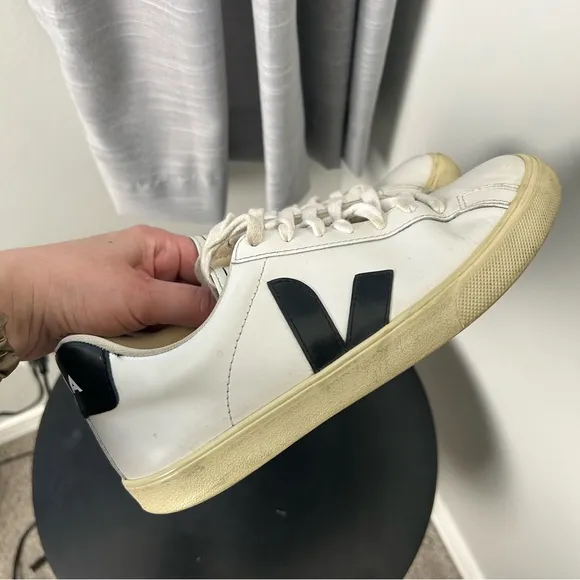 Veja Esplar Leather White Black