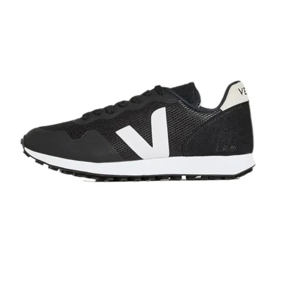 Veja - Men's SDU Mesh Black &amp; White Casual Sneakers Sz 12
