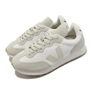 Veja Rio Branco Alveomesh Sneakers in White / Pierre Grey Natural— Womens US 7