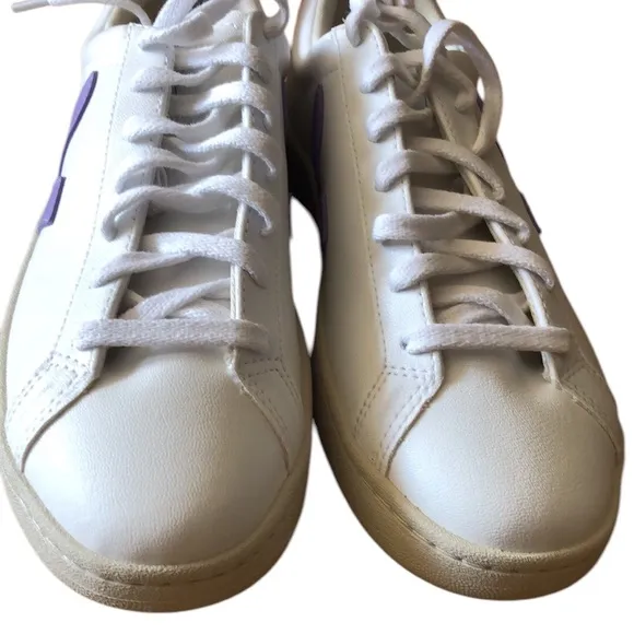Veja Urca CWL white lavender pink size 10 EUR 41 new skater sneakers shoes