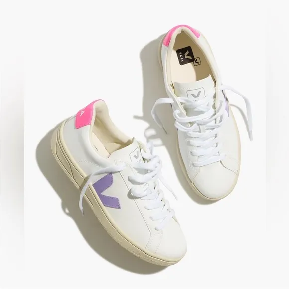 Veja Urca CWL white lavender pink size 10 EUR 41 new skater sneakers shoes