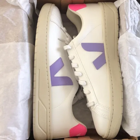 Veja Urca CWL white lavender pink size 10 EUR 41 new skater sneakers shoes