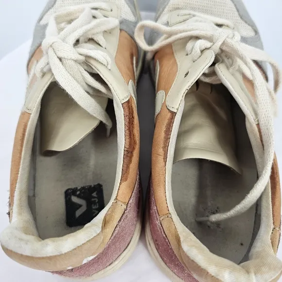 Veja V-10 Colorblock Sneakers | Leather Suede Mesh | Women’s 9