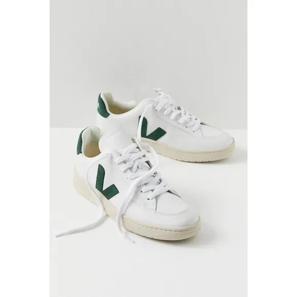 VEJA V-12 Sneakers in Extra-White Cyprus 11 New With Box Mens Athletic Shoes
