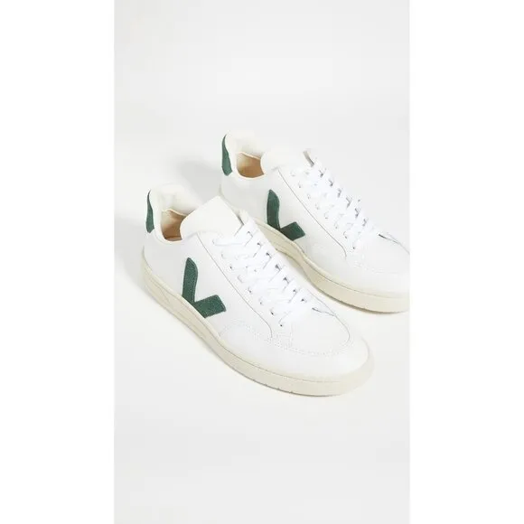 VEJA V-12 Sneakers in Extra-White Cyprus 11 New With Box Mens Athletic Shoes