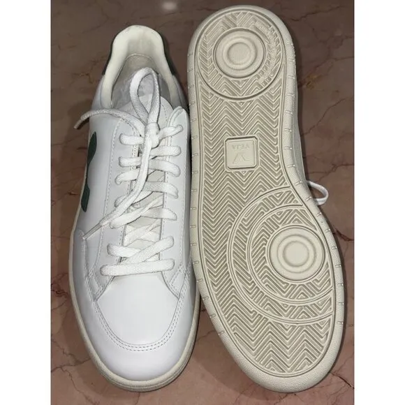 VEJA V-12 Sneakers in Extra-White Cyprus 11 New With Box Mens Athletic Shoes