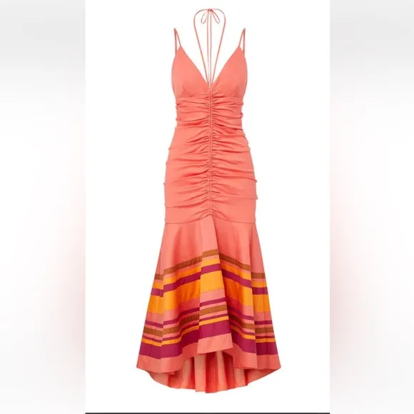 VERONICA BEARD FITZ HALTER DRESS NWT