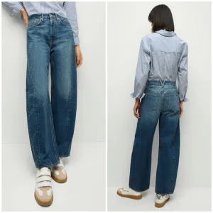 Veronica Beard Ryder barrel jeans