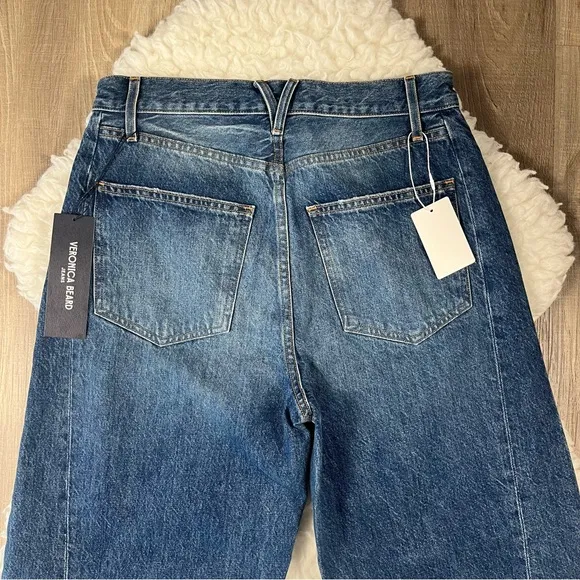 Veronica Beard Ryder barrel jeans