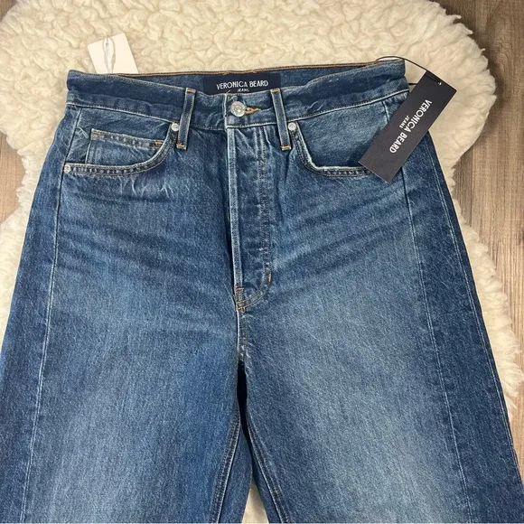 Veronica Beard Ryder barrel jeans