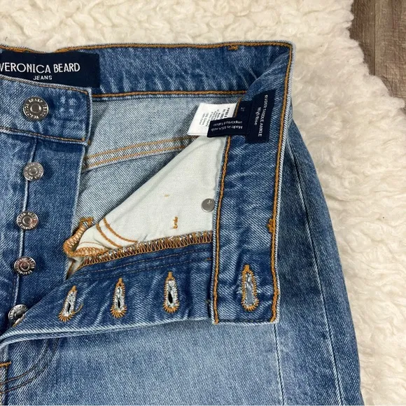 Veronica Beard Ryder barrel leg jeans