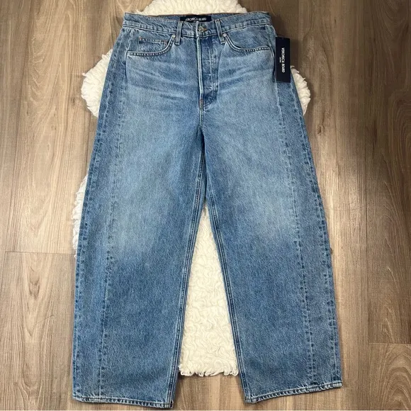 Veronica Beard Ryder barrel leg jeans