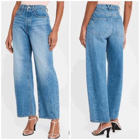 Veronica Beard Ryder Saddle jeans barrel leg wide leg