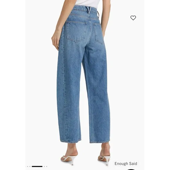 Veronica Beard Ryder Saddle jeans barrel leg wide leg