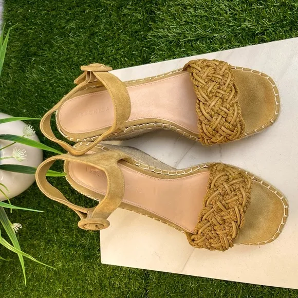 VERONICA BEARDReema Woven Espadrille Wedge Sandals size 9