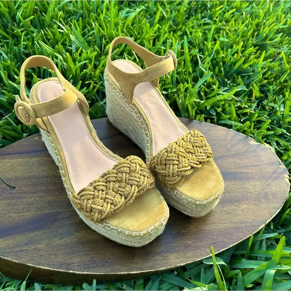 VERONICA BEARDReema Woven Espadrille Wedge Sandals size 9