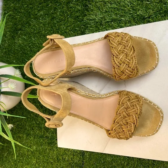 VERONICA BEARDReema Woven Espadrille Wedge Sandals size 9