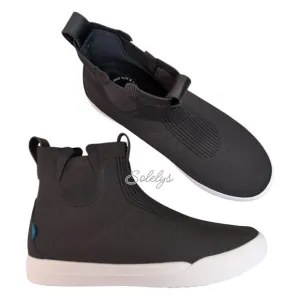 Vessi Weekend Chelsea Asphalt Black White Dyma-Tex Knit Waterproof Boot Women 11