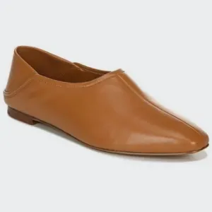 Vince Branine Light Brown Leather Loafers 7