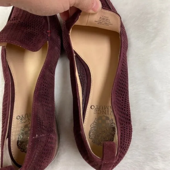 Vince Camuto 'Kade' Wine Cutout Loafers NWOT, size‎ 8.5
