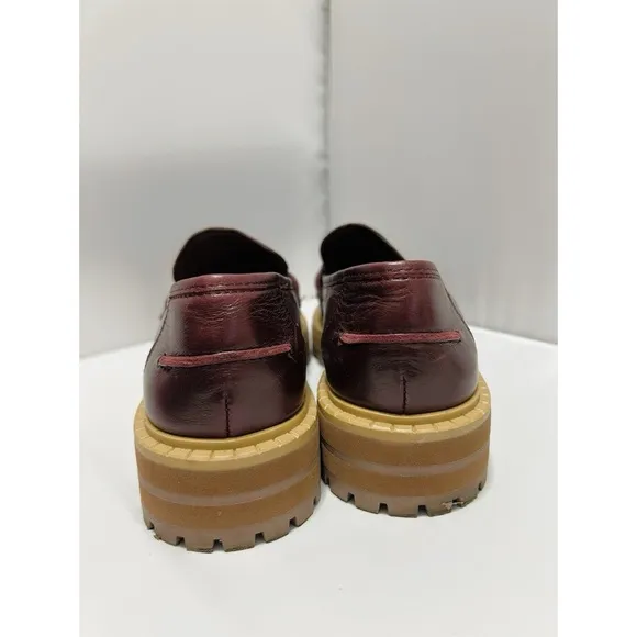 Vince Camuto Mckella Lug Sole Loafer in Cabernet