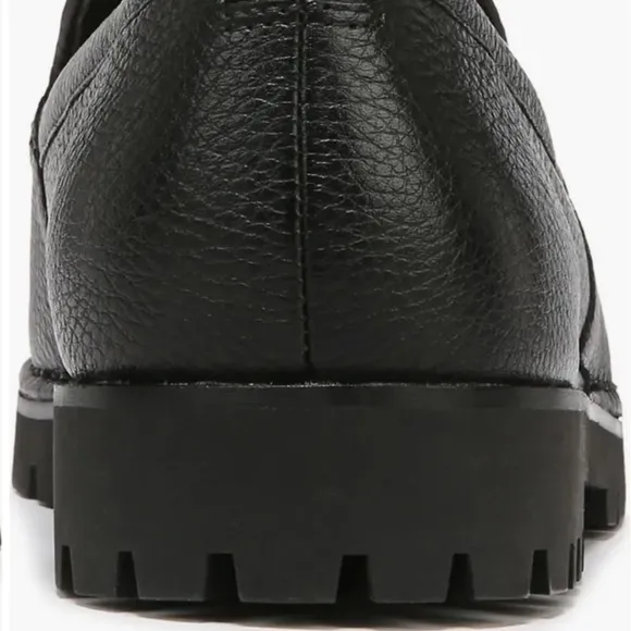 Vince Judd Men’s Black Pebbled Leather Lug Sole Penny Loafers Size 13