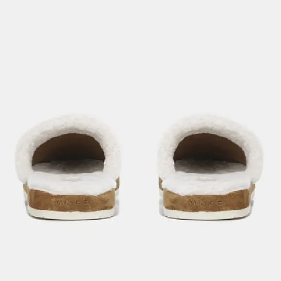 VINCE Loni Shearling Slipper Slides Size 9 NEW