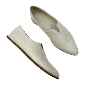 Vince Pearl white Pointed toe leather flats
