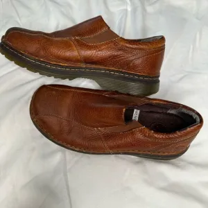 Vintage 90S Doc Martens Men Sz 10 Men Brown LeatherSlip On Loafers