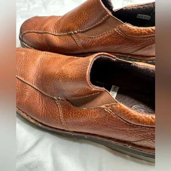 Vintage 90S Doc Martens Men Sz 10 Men Brown LeatherSlip On Loafers