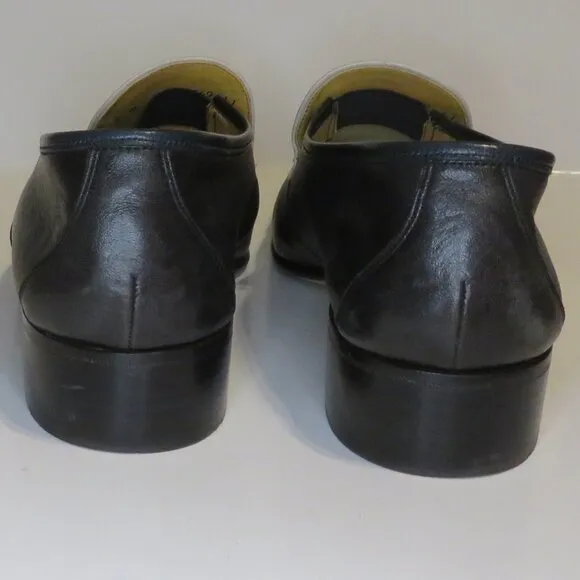 Vintage Bally Continental Switzerland Men's Designer Two-tone Loafers Size 9