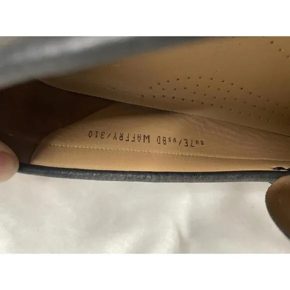 Vintage Bally Waffry Leather Loafers – Made in Italy – Slip-Ons Size 8D