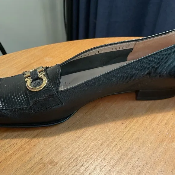 Vintage Ferragamo Leather Loafers