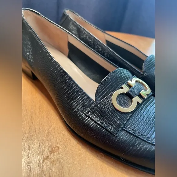 Vintage Ferragamo Leather Loafers
