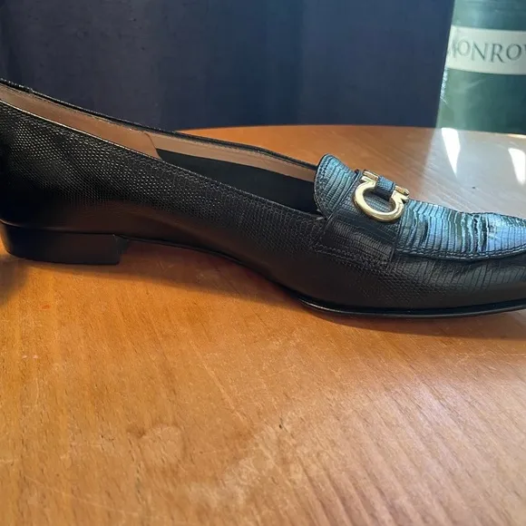 Vintage Ferragamo Leather Loafers