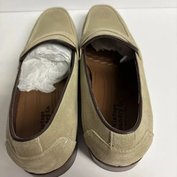 Vintage Foundry Co. Men’s Davis, Taupe Slip-On Loafers, Size 12 M