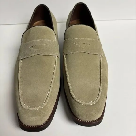 Vintage Foundry Co. Men’s Davis, Taupe Slip-On Loafers, Size 12 M