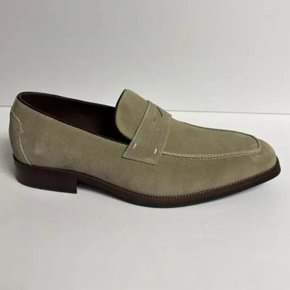 Vintage Foundry Co. Men’s Davis, Taupe Slip-On Loafers, Size 12 M
