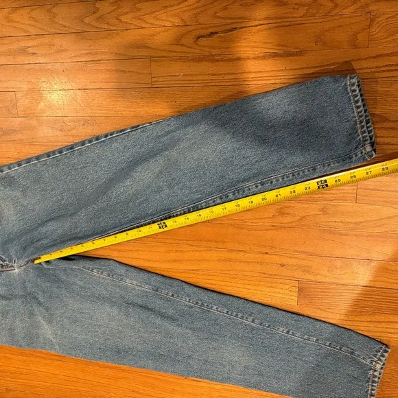 Vintage Noveli Jeans Metal Plaque Sailor Medallion Classic Retro Straight Leg