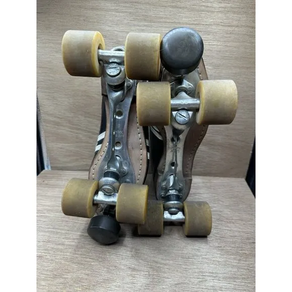 Vintage Riedell Roller Skates Sure Grip Invader Size 11 Leather
