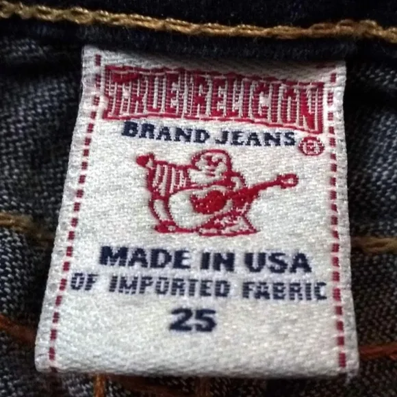 Vintage True Religion Y2K Joey Boot Cut Dark Wash Jeans-Size 25