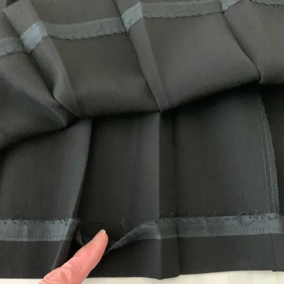 Vintage Wool Saks Fifth Avenue Pleated Midi Skirt