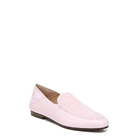 VIONIC FRIEDA PEBBLE LEATHER STEP DOWN HEEL LOAFERS NIB