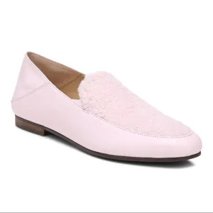 VIONIC FRIEDA PEBBLE LEATHER STEP DOWN HEEL LOAFERS NIB