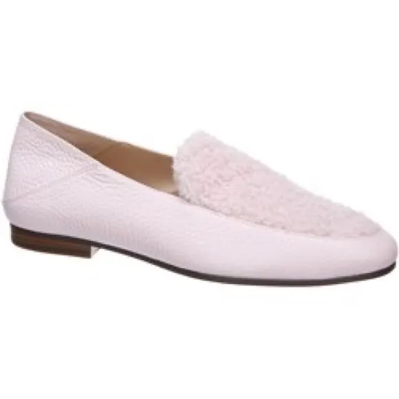 VIONIC FRIEDA PEBBLE LEATHER STEP DOWN HEEL LOAFERS NIB