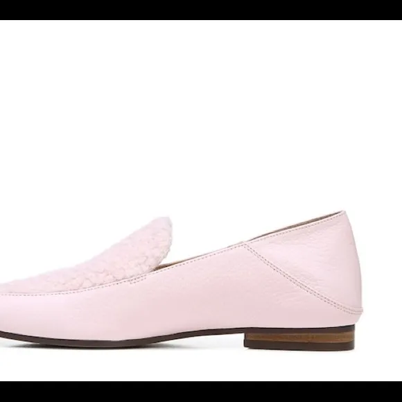 VIONIC FRIEDA PEBBLE LEATHER STEP DOWN HEEL LOAFERS NIB